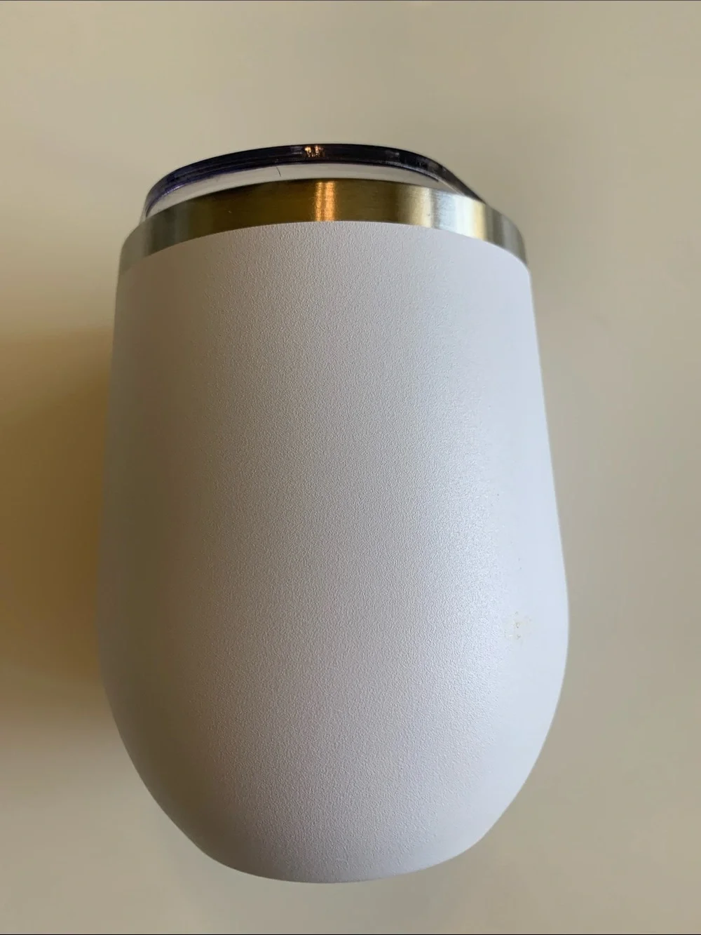 Burn Boot Camp Insulated White Stainless Steel Tumbler